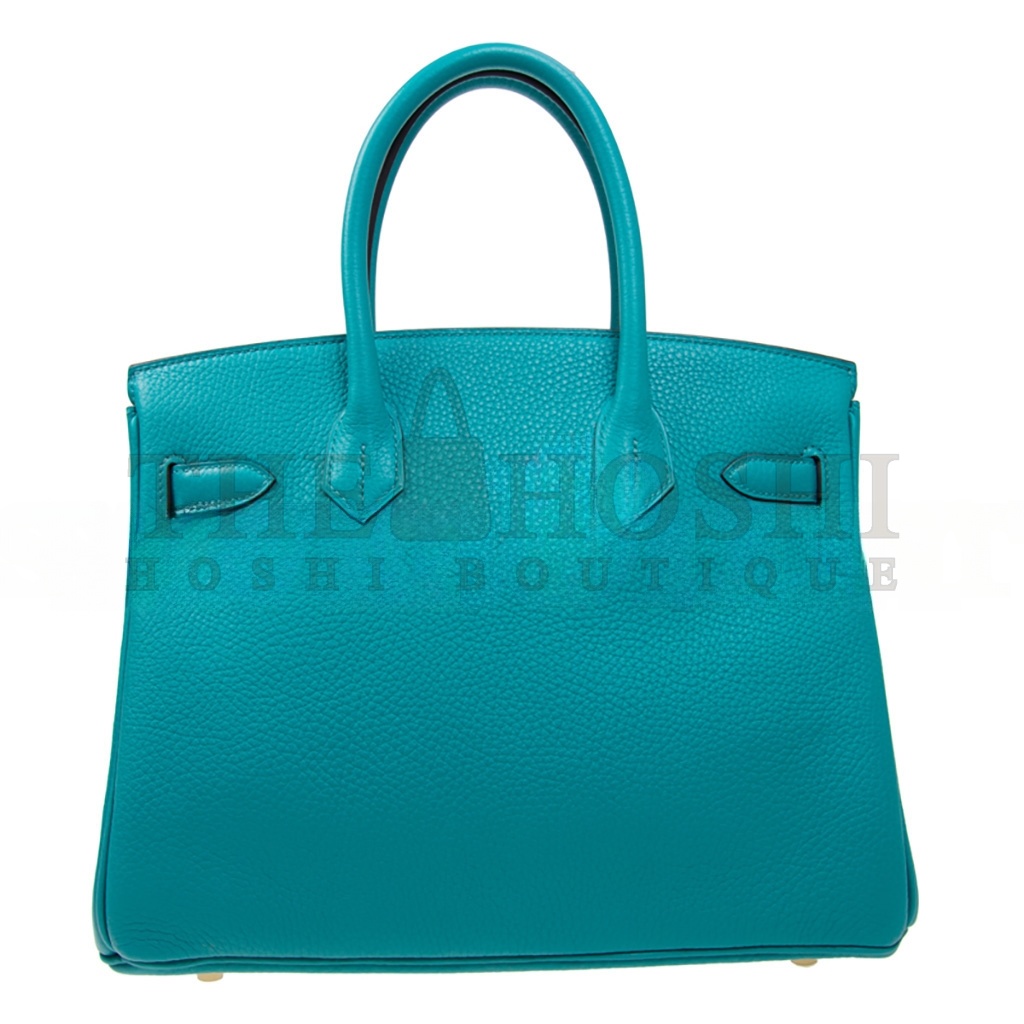 H**me5 BIRKIN 30 TOGO LEATHER DENIM BLUE SILVER BUCKLE H028369CK7V (30*23*15cm) Master Quality